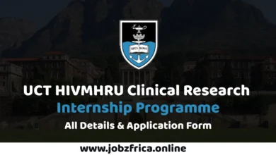 UCT HIVMHRU Clinical Research Internship Programme