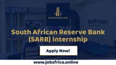 South African Reserve Bank SARB Internship