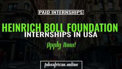 Heinrich Boll Foundation Internships in USA